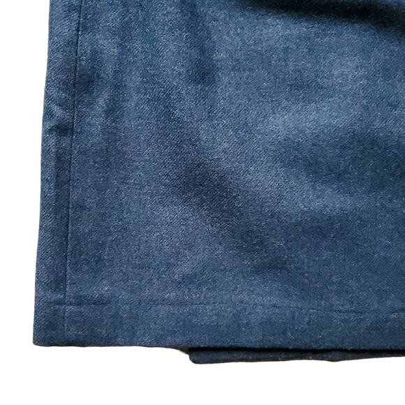 Celtic & Co. The Celt Kilt Blue Wool Skirt Made In Scotland Buckle Detail Sz 16 - Picture 9 of 10
